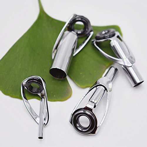 LNJLQW トップガイド ロッドガイド ステンレス 釣り竿 穂先 ロッドの修理 交換 釣竿 30点セット |  | 07