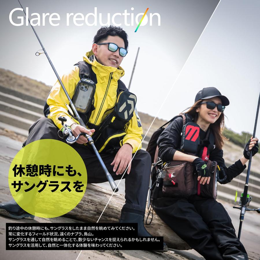 GOMEXUS  ゴメクサス J15 偏光サングラス CR-39光学レンズ ゴメクサス】J15 フィッシングサングラス CR-39光学レンズ 反射