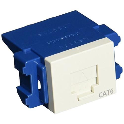 NR3170 10個 未使用 Panasonic 情報モジュラジャック CAT6 パナソニックPanasonic ぐっとす情報モジュラジャック CAT6 ミルキー