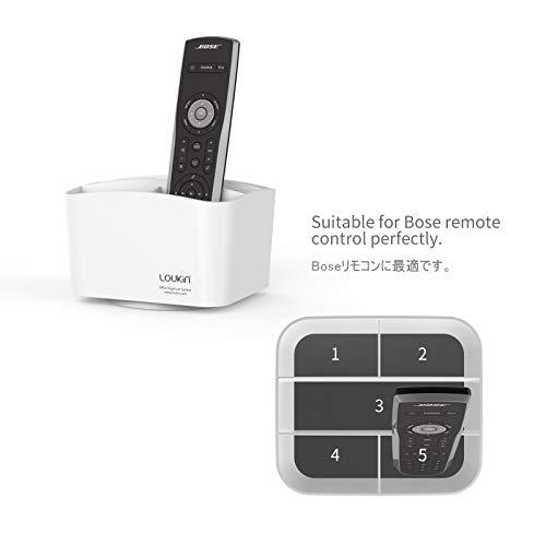 LOUKIN リモコンラック 多機能 卓上収納ボックス リモコンホルダー 5格仕切り 卓上収納ケース 小物入れ 360度回転リモコン ガジェット |  | 03