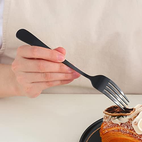 BISDARUN ディナースプーン ディナーフォーク 4本 2人用 18-0ステンレス つや消し サテン仕上げ 食洗器使用可 4色選択可能 ブラ |  | 06