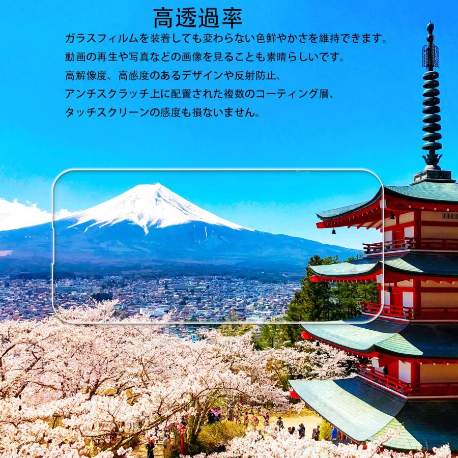 2+2枚セットKPNS 日本素材製 強化ガラス iphone14 用 ガラスフィルム カメラフィルム カバー 保護フィルム |  | 06