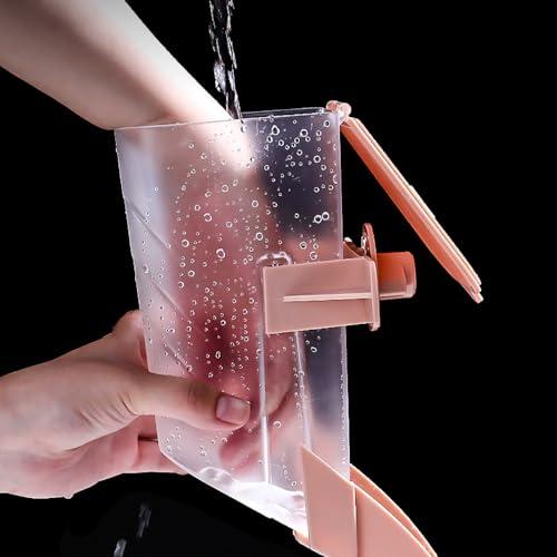 小動物 自動給餌器 エサ入れ 電源不要 重力式 猫 犬 ケージ 自動餌やり機 留守番 食べやすい 転倒防止 固定 ウサギ餌入れ 取付型 |  | 05