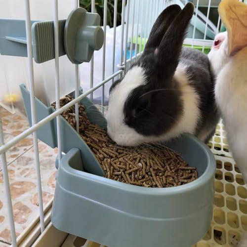 小動物 自動給餌器 エサ入れ 電源不要 重力式 猫 犬 ケージ 自動餌やり機 留守番 食べやすい 転倒防止 固定 ウサギ餌入れ 取付型 |  | 06