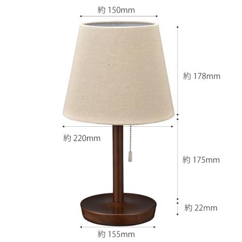 テーブルスタンド 木製 ブラウン 電球別売 TT-YN26MAW-T 06-3810 OHM オーム電機 |  | 07