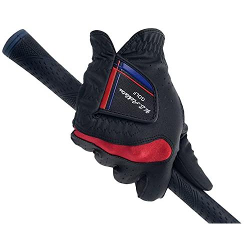 レザックスLEZAX U.S.Athletes ゴルフグローブ メンズ 右手用 ブラック Lサイズ USGL-3654 |  | 02