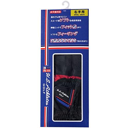 レザックスLEZAX U.S.Athletes ゴルフグローブ メンズ 右手用 ブラック Lサイズ USGL-3654 |  | 03