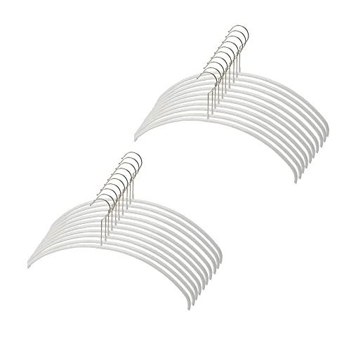 マワ ドイツのすべらない ハンガー エコノミック 40P 20本組 ホワイト | 