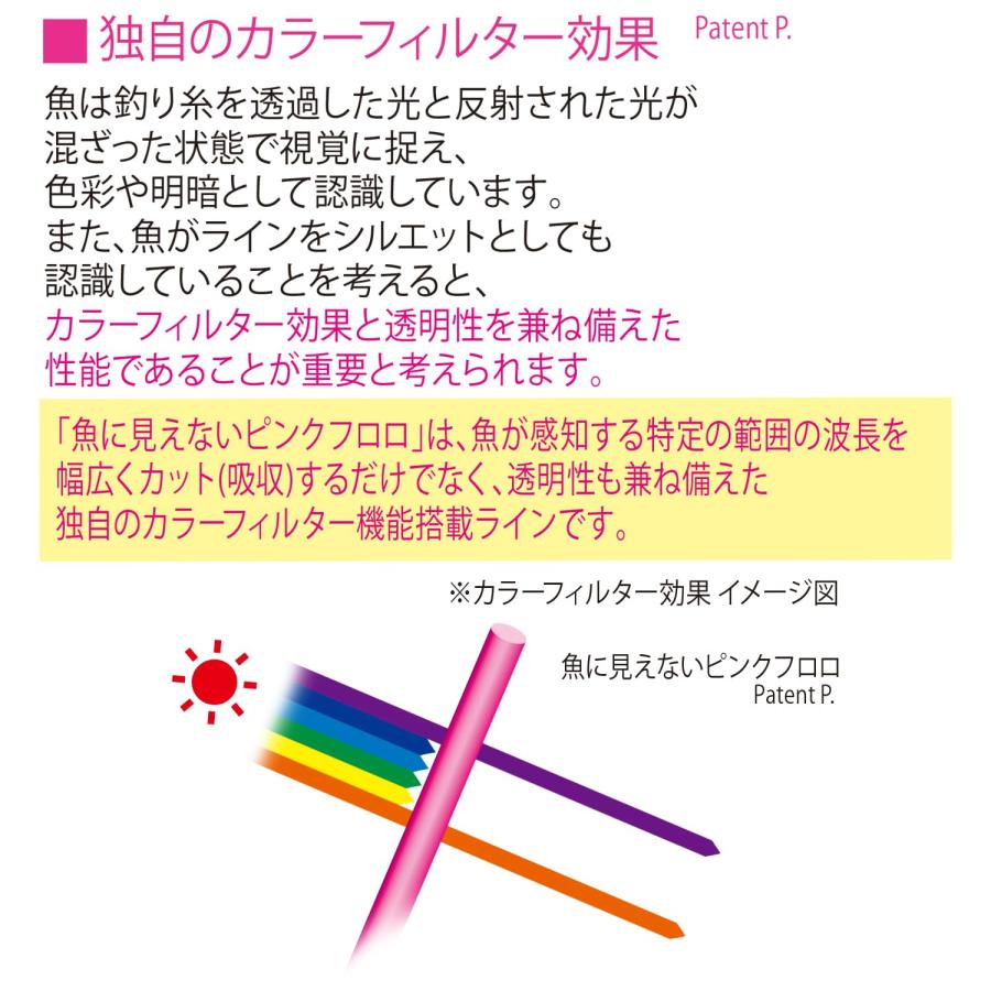 DUELデュエル 魚に見えないピンクフロロ 船ハリス 100m 2号 |  | 04