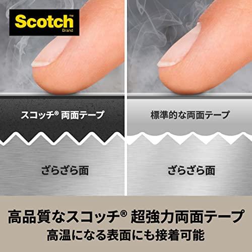3M 両面テープ 超強力 耐熱 用 幅12mm 長さ1.5ｍ スコッチ KHR-12R 小巻 |  | 02