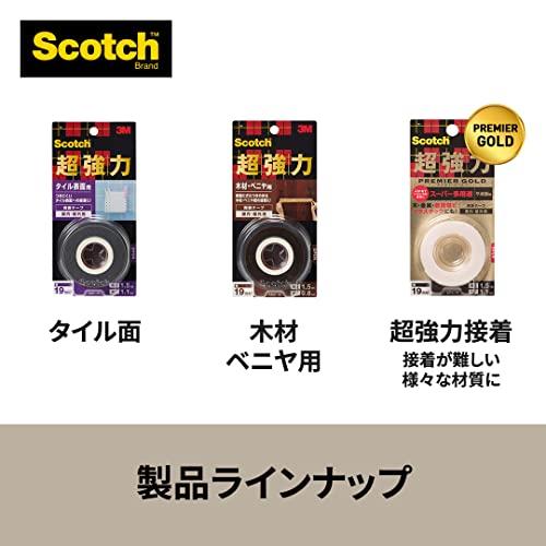3M 両面テープ 超強力 耐熱 用 幅12mm 長さ1.5ｍ スコッチ KHR-12R 小巻 |  | 06