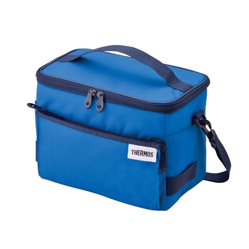 サーモス ソフトクーラー 5L ブルー RFD-005 BL 保冷バッグ 5層断熱構造 折りたためてコンパクト はっ水加工生地 ボックス型 | 
