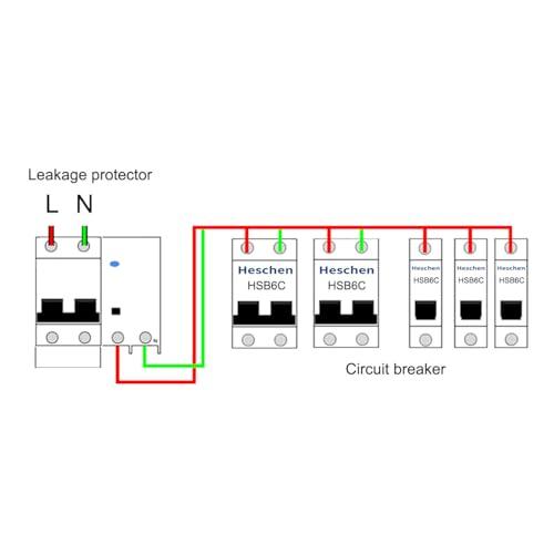 Heschen DC ミニチュアサーキットブレーカー HSB6C-DC 2 極 DC500V 32A 太陽光発電サーキットブレーカー 太陽光発電 |  | 08