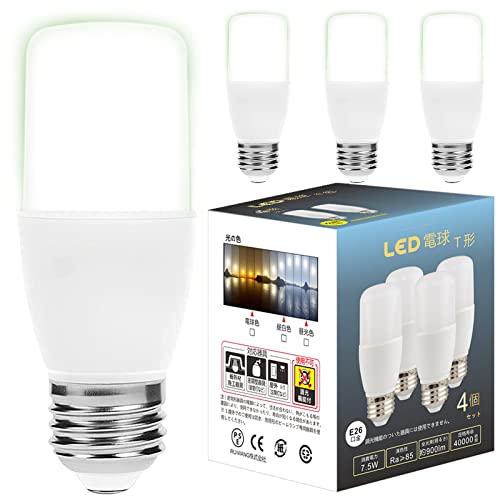 GOHDLAMP LED電球 T形タイプ E26口金 60W形相当 昼光色 1080lm 断熱材