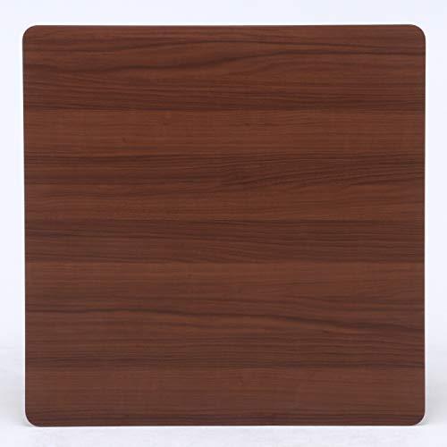 不二貿易 ダイニングテーブル 2人用 幅75×奥行75×高さ71cm ブラウン 食卓 テーブル 木目調 脚部のみ天然木 組み立て モルト 9881 |  | 10