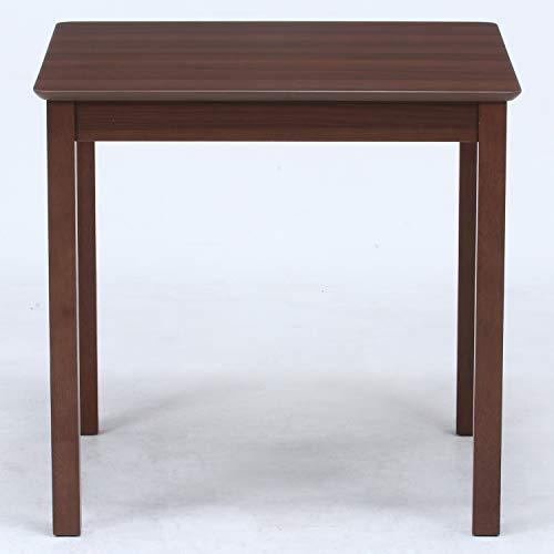 不二貿易 ダイニングテーブル 2人用 幅75×奥行75×高さ71cm ブラウン 食卓 テーブル 木目調 脚部のみ天然木 組み立て モルト 9881 |  | 09