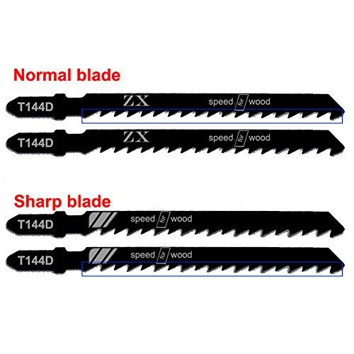 CESFONJER コジグソーブレード、木工用ジグソーブレード、鉄工用 ジグソーブレード（5本組）・木工円切り・合板・新建材・金属板 |  | 02