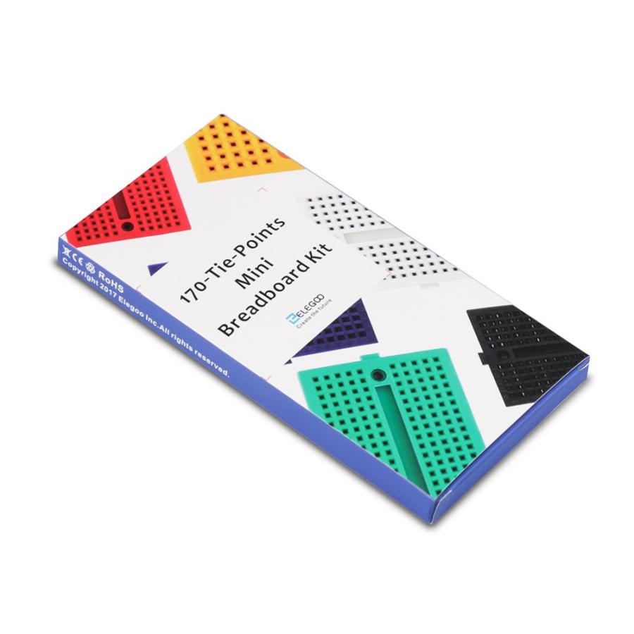 ELEGOO Arduino用170タイポイント Miniブレッドボード6PCS |  | 01
