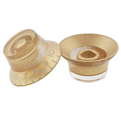 Musiclilyトップハットノブ ミリ規格ベルノブ LPエピフォン レスポールエレキギター用、ゴールド4個セット |  | 04