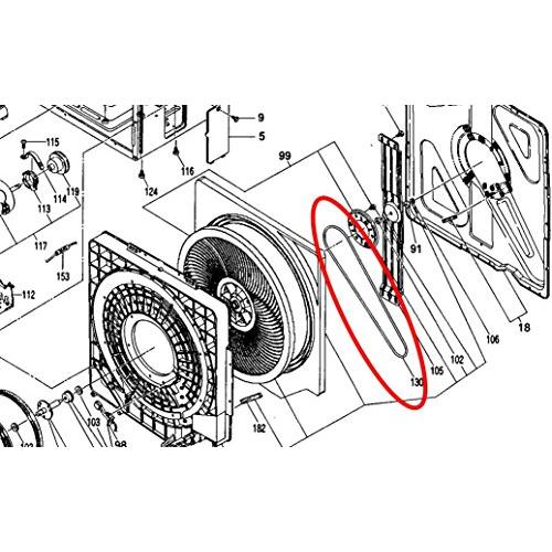 日立 衣類乾燥機 マルベルト DE-N45R7016 純正部品 ベルト |  | 01
