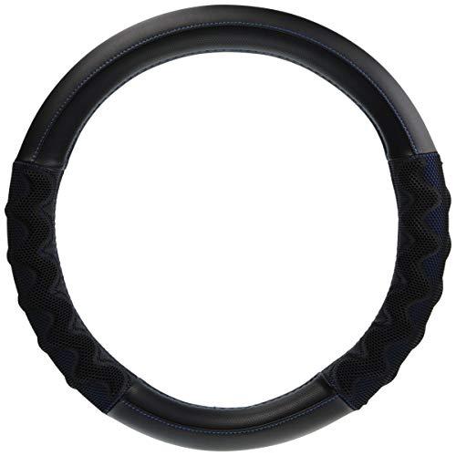 ボンフォームBONFORM ハンドルカバー グリップメッシュ 軽/普通車 ステアリングカバー S:36.5~37.9cm ブルー 6726-01 | 