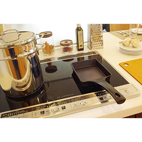タフコTafuco 卵焼き器 フライパン 幅15×奥行36×高さ4.5cm IH対応 ダイヤモンドマーブルコーティング ブラック F-7125 |  | 05