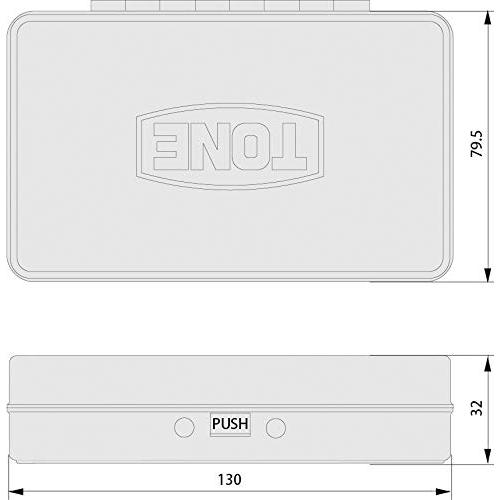 トネTONE ビットラチェットセット BRS20MBK ビット差込&6.35mm1/4 ブラック 内容22点 |  | 04
