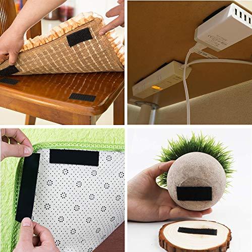 LEOBRO 面ファスナー 強力両面テープ付き 耐熱 防水 幅広 大容量 幅11cm*1M ブラック オスメスセット 強粘着 車用 家庭用 DI |  | 05