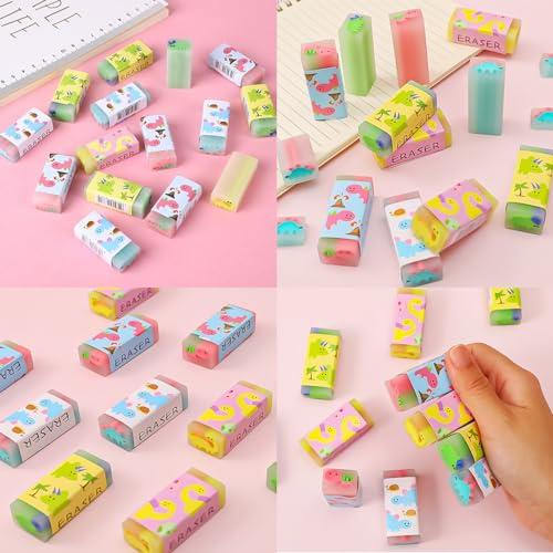 RICISUNG 消しゴム15個セット可愛い 鉛筆消しゴムセット かわいい新