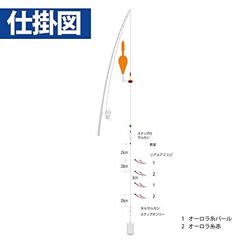 ハヤブサHayabusa 下カゴ飛ばしサビキセット リアルアミエビ 4-1.5 |  | 01