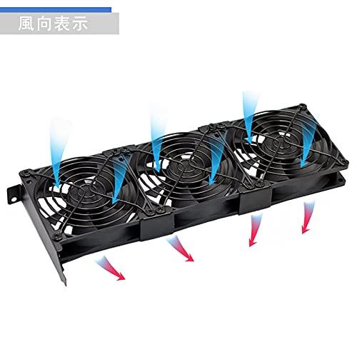 GDSTIME 9225 3 x 92mm x 25mm 9cm 3連 12VDC グラボ冷却ファン、グラフィックカードpci ファン 排気 |  | 05