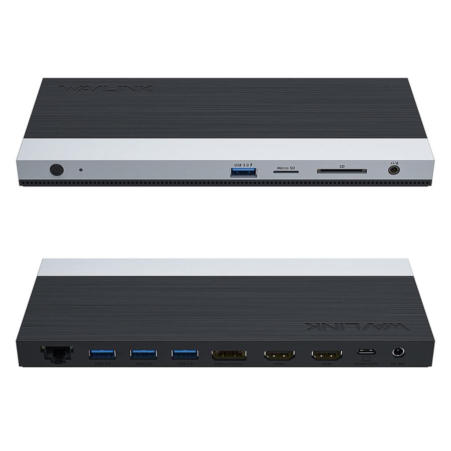 WAVLINK USB-C 4K ドッキングステーション 85W出力 Power Delivery