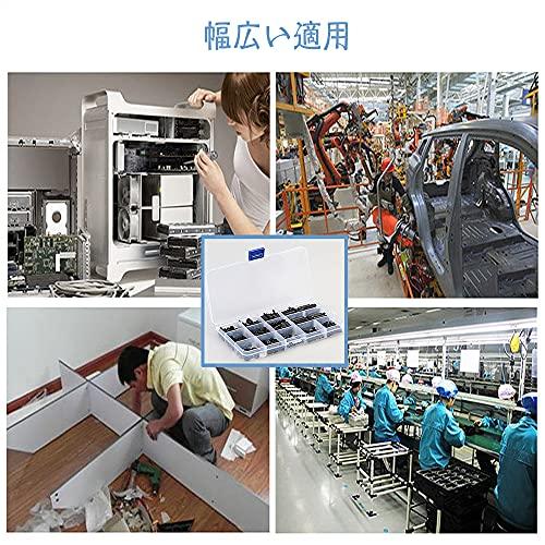 M2 ナイロンネジナット 320個セット 六角スペーサー ネジセット スタンドオフ M2六角柱 六角ネジ 六角 ボルト ナット キット 基板固定 |  | 06