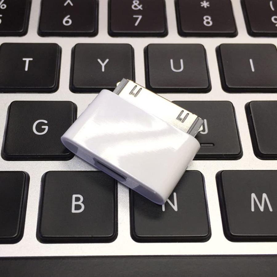 IOSからphone4/4SのDOCKへ変換コネクタ データ伝送 8ピンメス から iDock 30ピン オスへ変換アダプター 2個セット |  | 04