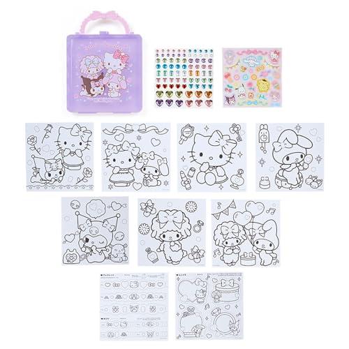 サンリオSANRIO ぬりえ&シールセット ピンク 約幅16×奥行3×高さ22.5cm サンリオキャラクターズ 429074 |  | 01