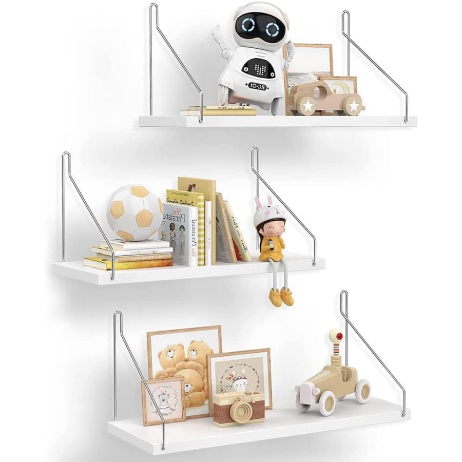 JUTOSU ウォールシェルフ オープンシェルフ 壁がけ棚 飾り棚 吊り棚 壁につける棚 壁面収納 壁を傷つけない 玄関 収納 ナチュラル ホワ |  | 07