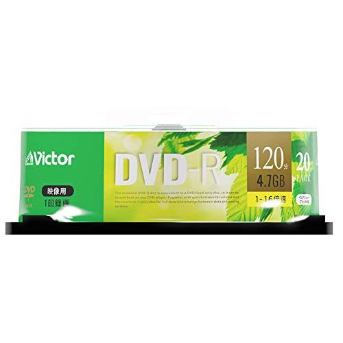 ビクターVictor 1回録画用 DVD-R VHR12JP20SJ1 片面1層/1-16倍速/20枚 |  | 01