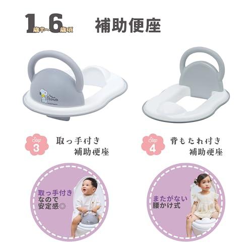 永和 スヌーピー 5WAY おまる ベビー トイレトレーニング おまる・補助便座 おしっこガード 飛び散り防ぐ 滑り止め 丸洗い ステップ台 成 |  | 03