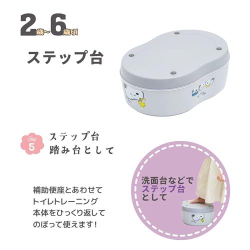 永和 スヌーピー 5WAY おまる ベビー トイレトレーニング おまる・補助便座 おしっこガード 飛び散り防ぐ 滑り止め 丸洗い ステップ台 成 |  | 04