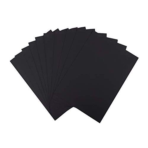 黒ボール紙 両面黒色A4サイズ 厚み 1.0mm 10枚セット 台紙・ペーパークラフト・表紙・工作等 多用途 | 