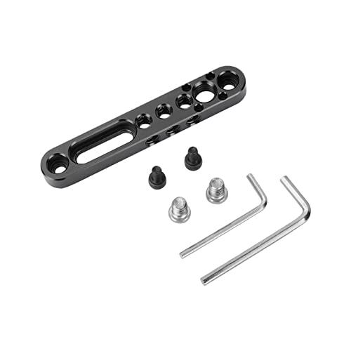 SZRIG アルミチーズバー 1/4-20 & 3/8-16 モニター用ネジ穴付き 中心