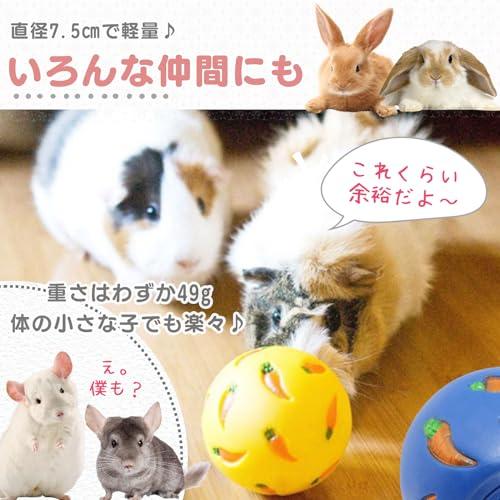 Mollemii うさぎ おもちゃ ボール 遊びながらおやつをGET コロモグ 7.5cm イエロー |  | 04