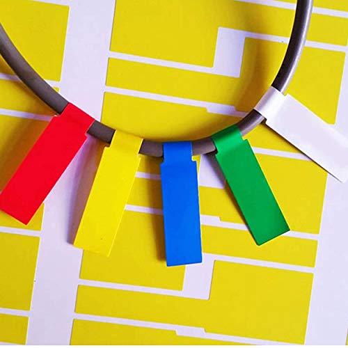 ケーブルラベル ケーブルタグ 白 ホワイト 配線識別 lan 手書き可能 300枚 白（300枚-新たな包装） |  | 03