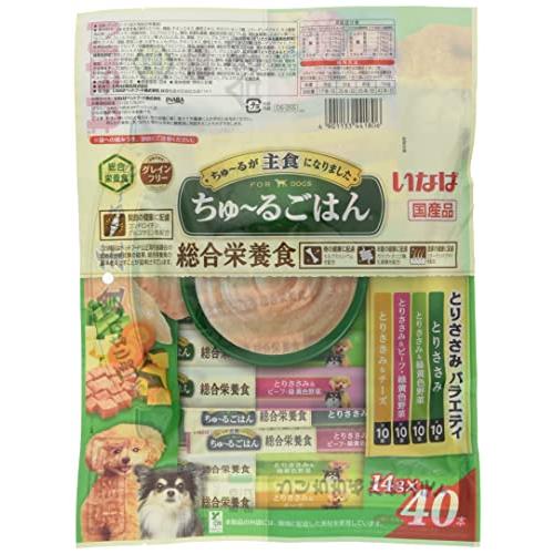 いなば ちゅ~るごはん とりささみバラエティ 40本 総合栄養食 犬用おやつ |  | 01