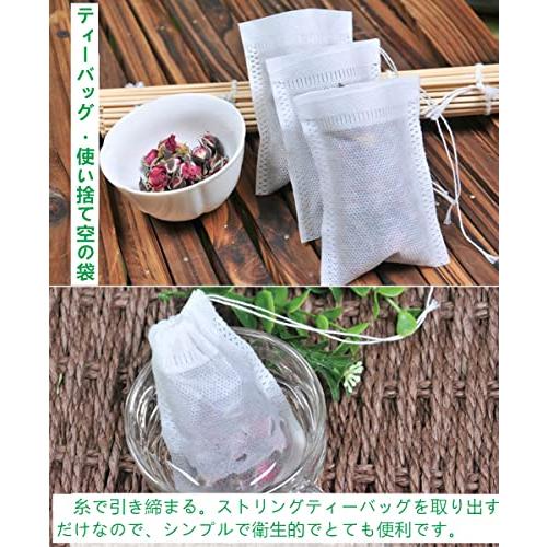 YFFSFDC使い捨て 袋 200枚入りティーバッグ 巾着袋 不織布ティーパック 紅茶 緑茶 麦茶 コーヒー のフィルター ルースリーフティー＆ |  | 03