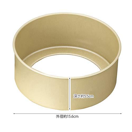 貝印 KAI ケーキ型 COOKPAD ホールケーキ 底取式 アルミフッ素 15cm 日本製 DL8055 |  | 04