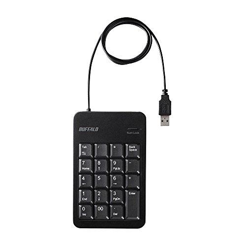 バッファロー BUFFALO 有線テンキーボード Tabキー付き ブラック BSTK100BK |  | 01