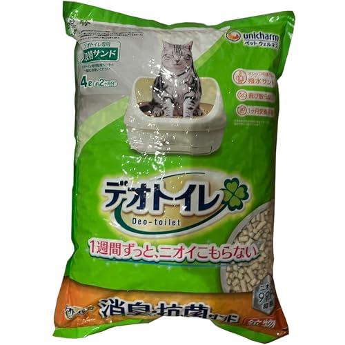 1週間消臭・抗菌デオトイレ 取り替え品 飛び散らない消臭・抗菌サンド 4L×2袋 | 