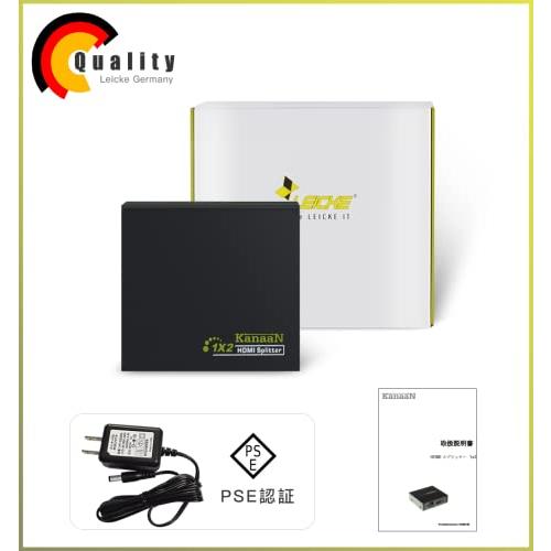 KanaaN HDMIスプリッター 1入力2出力 1080p hdmi切替器 1入力 Full UHD/HD 1.4b 2-fach / 2-p |  | 06
