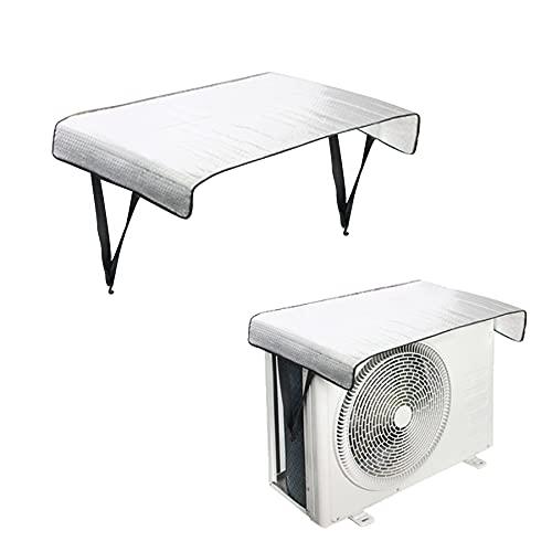 RICISUNG エアコン室外機カバー 直射日光 遮熱保護 温度上昇 抑える 防水 防塵 保温 防雨 防雪 反射素材 日よけ 雨除け 節電 省エ | 